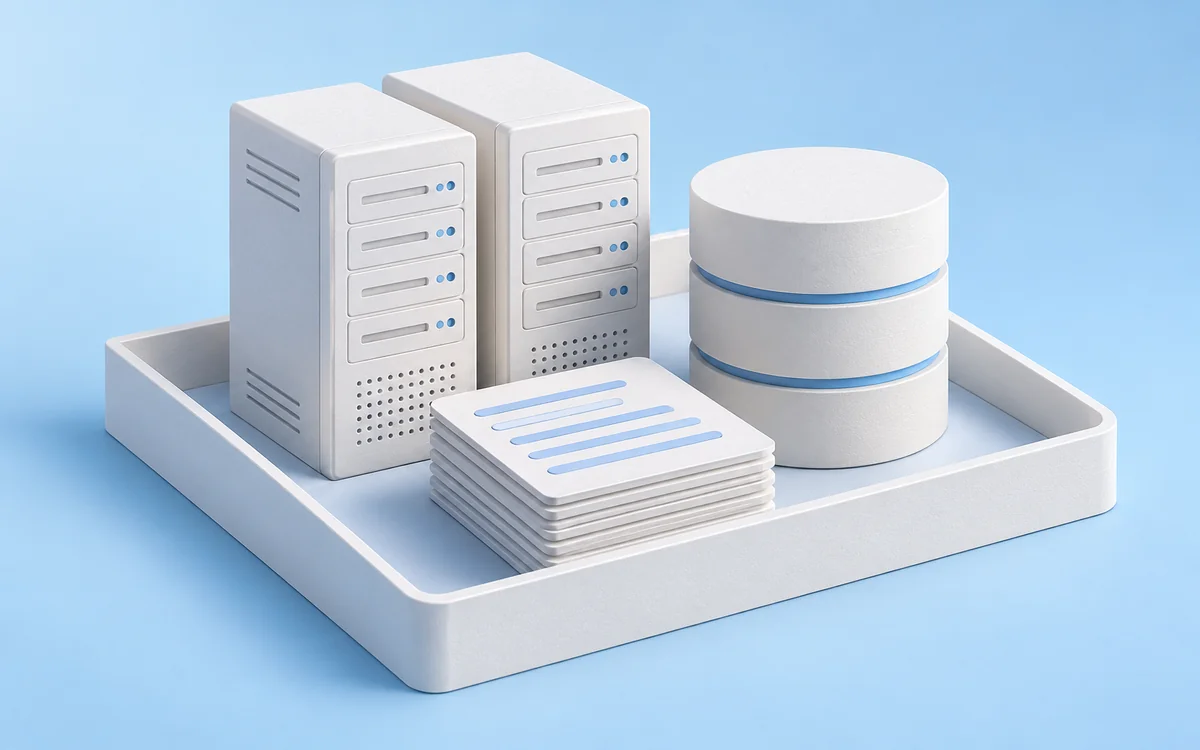 Servers, database, and files together inside your environment